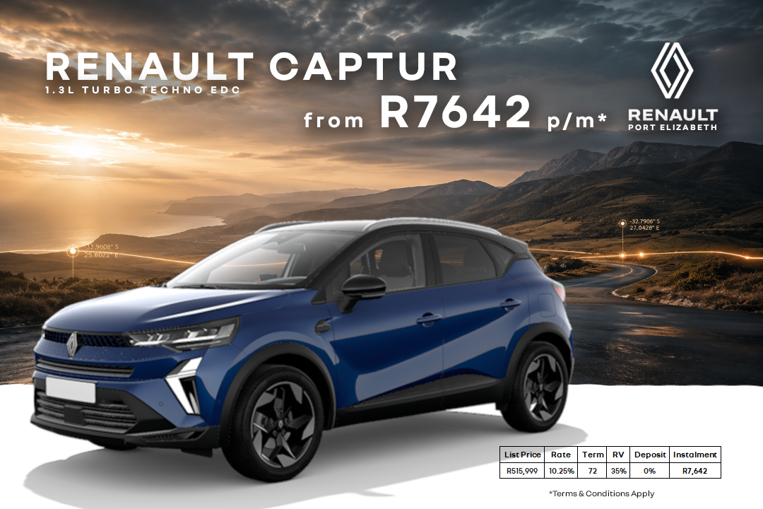 Renault Captur 1.3L Turbo TECHNO EDC image from Renault Port Elizabeth