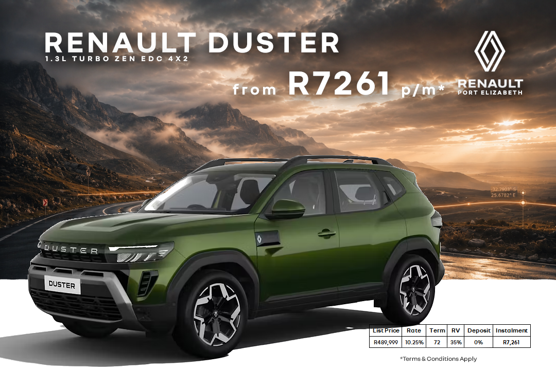 Renault Duster 1.3L Turbo ZEN EDC 4×2 image from Renault Port Elizabeth
