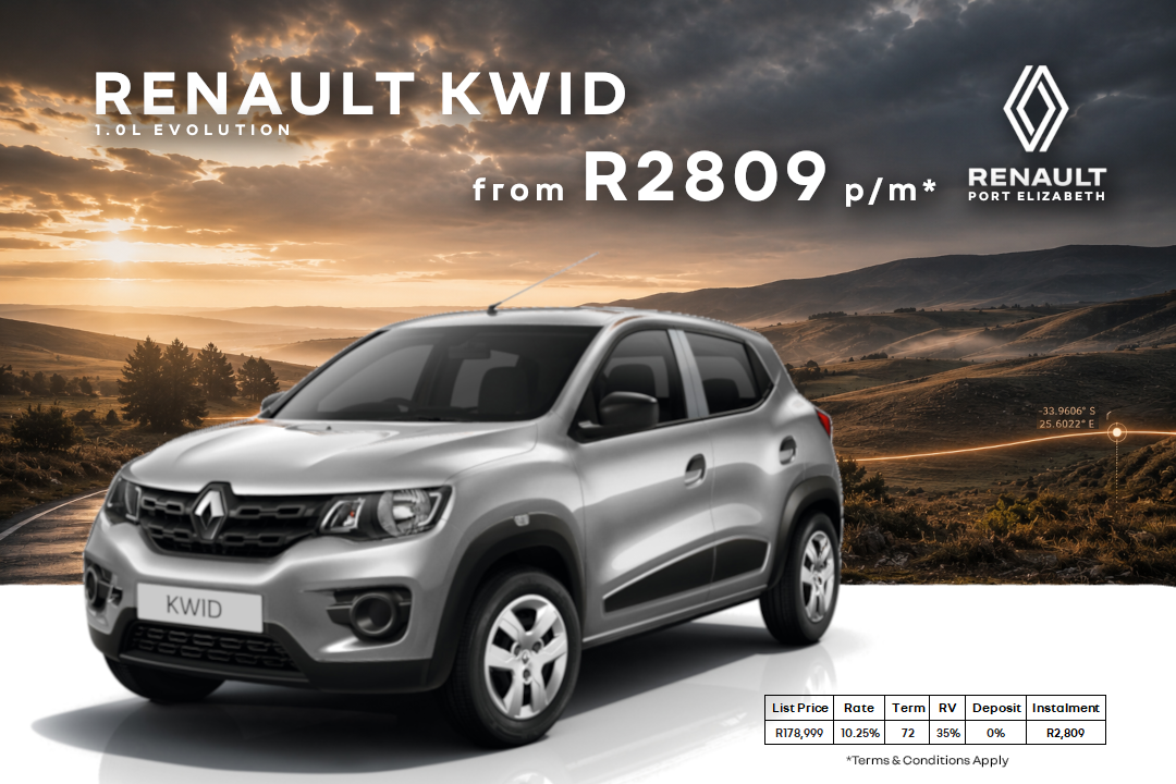 Renault Kwid 1.0L EVOLUTION image from Renault Port Elizabeth