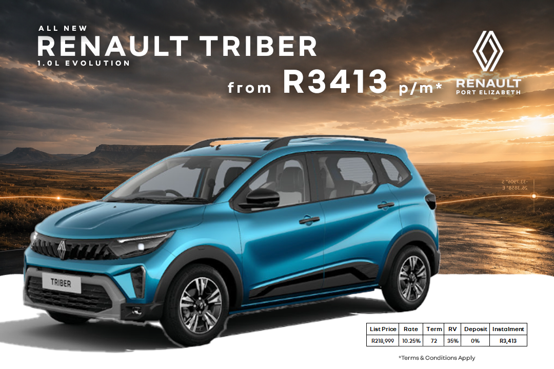 All New Renault Triber 1.0L EVOLUTION image from Renault Port Elizabeth