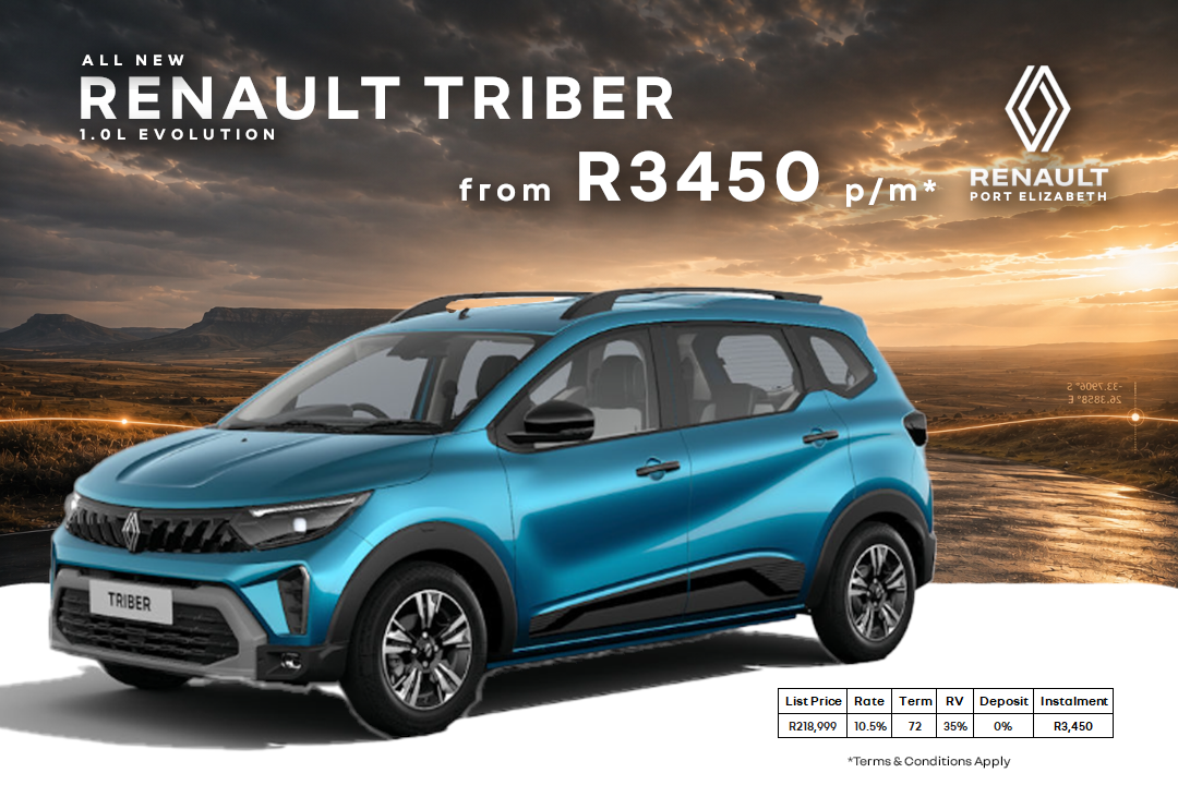 All New Renault Triber 1.0L EVOLUTION image from Renault Port Elizabeth